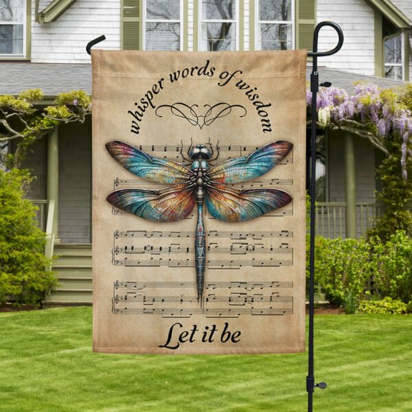 Dragonfly Whisper Words Of Wisdom Let It Be Flag TQN2366F
