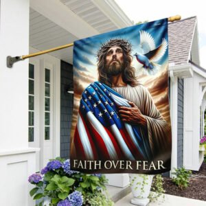 FLAGWIX  Jesus Faith Of Fear Flag TQN2486F