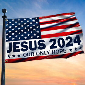Jesus Christ United We Stand Fence Banner MLN2672FB