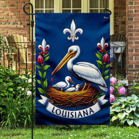 FLAGWIX  Louisiana State Brown Pelican Bird Flag MLN2534F