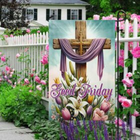 Easter Christian Cross Good Friday Flag MLN2546F