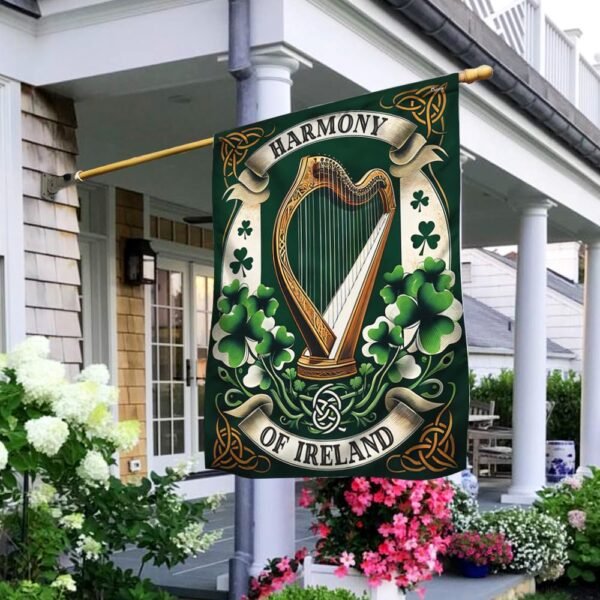 Irish Harp Harmony of Ireland Flag MLN2617F