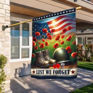 FLAGWIX  Lest We Forget Memorial Day Flag TQN2576F