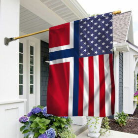 FLAGWIX  Norwegian American Flag TQN2581F