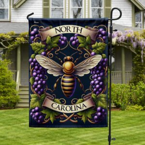 FLAGWIX  North Carolina State Honeybee and Grapes Flag MLN2540F