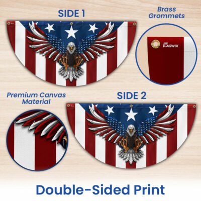 Show Your Patriotic Spirit with a Non-Pleated Fan Flag | Home Decor
