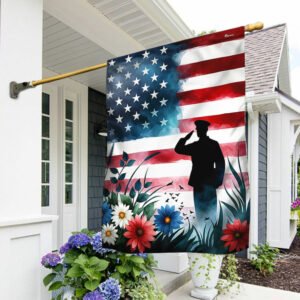 FLAGWIX  Remembrance Of Fallen Veteran Memorial Day Flag TQN2576F