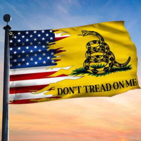 Gadsden Don't Tread On Me American Grommet Flag MLN2726GF