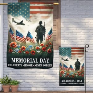FLAGWIX Memorial Day Veteran Celebrate Honor Never Forget American Flag MLN2703F
