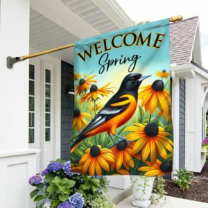 FLAGWIX Maryland Spring Baltimore Oriole Black-eyed Susans Flag TQN2793F
