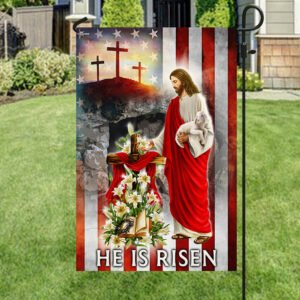 FLAGWIX Easter Day Jesus He Is Risen Flag MLN2681F