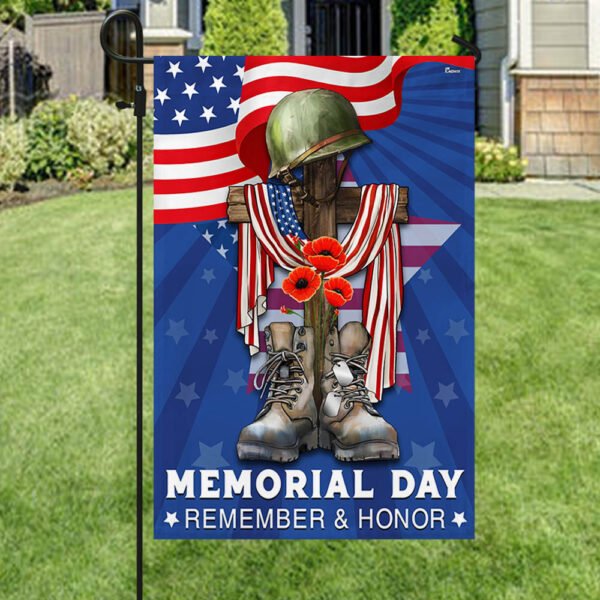 Memorial Day Veteran Remember And Honor Flag MLN2775F