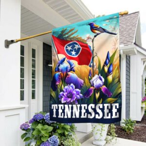 FLAGWIX Tennessee Mocking Bird Iris Flower Flag TQN2703F