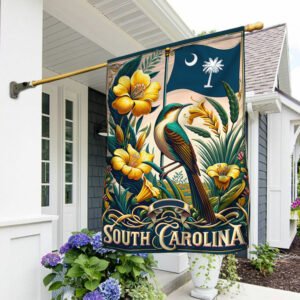 FLAGWIX South Carolina Jessamine Flower Wren Bird Flag TQN2702F