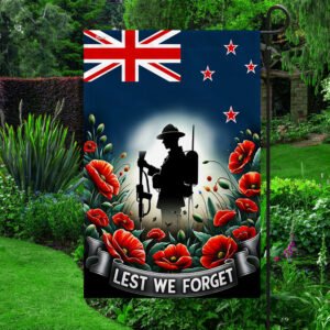 Memorial Day FLAGWIX New Zealand Anzac Day Lest We Forget Flag MLN2708F