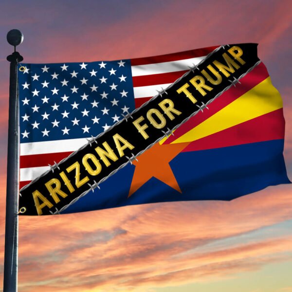 Arizona For Trump Grommet Flag MLN2785GF