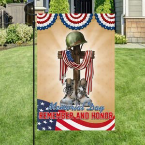 FLAGWIX Memorial Day Remember and Honor Veteran Flag MLN2736F