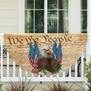 Majestic We The People Patriotic Eagle American Flag (Non-Pleated) TQN2920FL