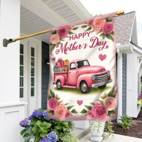 FLAGWIX Happy Mother's Day Truck Flowers Flag TQN2897F