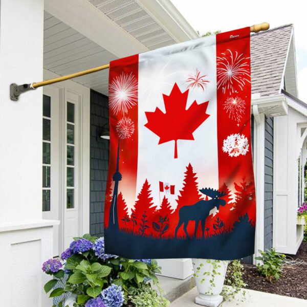 Happy Canada Day Flag TQN2996F