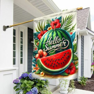 FLAGWIX Hello Summer Watermelon Flag TQN2861F