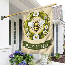 Bee Kind Bee Happy Flag TQN3180F
