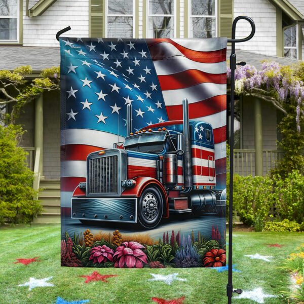 Trucker American Flag MLN3035F