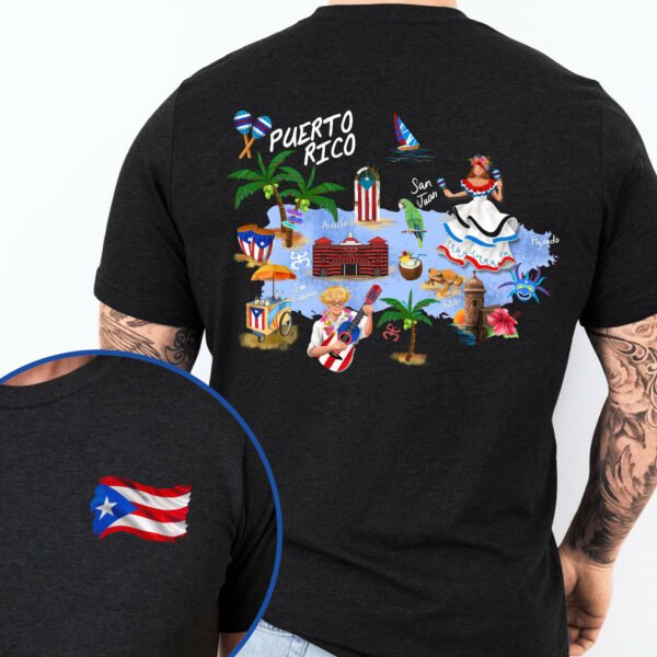 Patriotic Puerto Rico T-Shirt TPT1918TS
