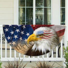 Patriotic Eagle We The People Flag (Non-Pleated) TQN3072FL