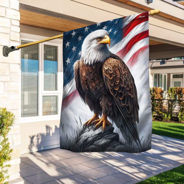 Patriotic Eagle American Flag TQN3093F