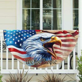 Independence Day Eagle We The People American Flag TQN3115FL