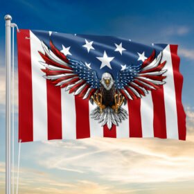 Patriotic Eagle American Grommet Flag TPT1636GF