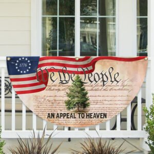 An Appeal To Heaven Flag We The People Betsy Ross 1776 Pine Tree Non-Pleated Fan Flag TPT1923FL