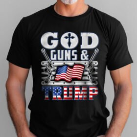 Trump T-Shirt God Guns & Trump T-Shirt MLN3264TS