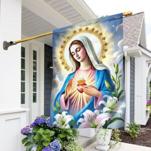 Immaculate Conception Virgin Mary Blessed Virgin Mary Flag MLN3344F
