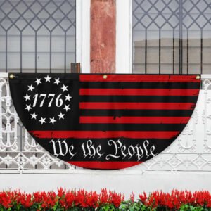 1776 We The People 2nd Amendment Non-Pleated Fan Flag TQN3236FL