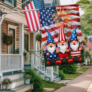 Patriotic Gnomes 4th of July American Flag MLN3239F