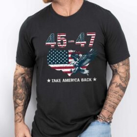 Trump 45 47 Take America Back T-Shirt VTM163TS
