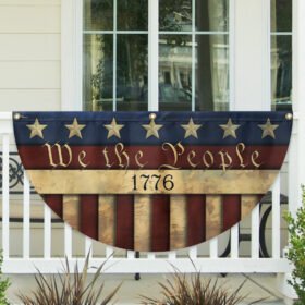 We The People 1776 Non-Pleated Fan Flag TQN3320FL