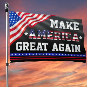 Make America Great Again MAGA Trump Grommet Flag TQN3290GF