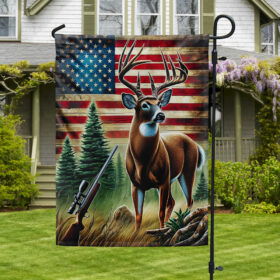 Deer Hunting American Flag MLN3268F