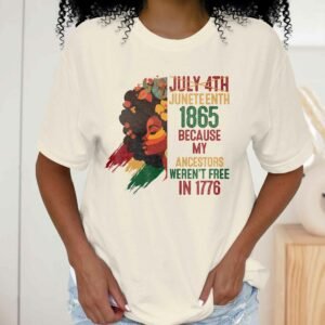 Gifts For African American, Juneteenth 1865 T-Shirt VTM133TS