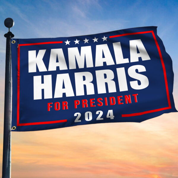 Kamala Harris For President 2024 Grommet Flag MLN3600GF