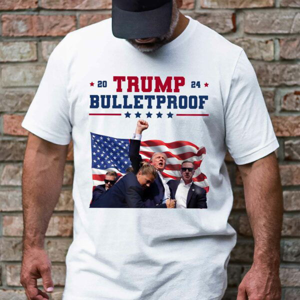 Trump Shooting Shirt Donald Trump 2024 Bulletproof T-Shirt VTM269TS