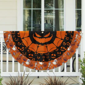 Halloween Non-Pleated Fan Flag MLN3622FL