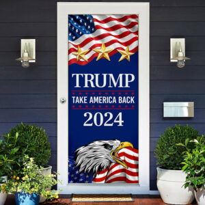 Trump 2024 Take America Back Door Cover MLN3605D