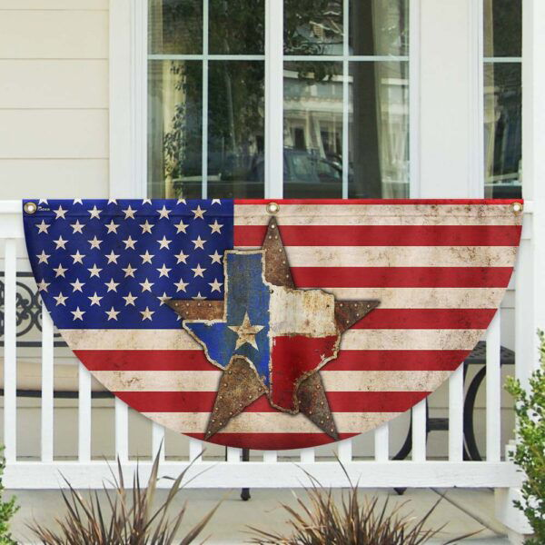 Texas Texan American Non-Pleated Fan flag TQN3363FL