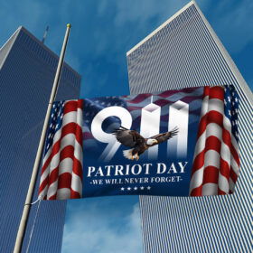 911 Attacks Patriot Day September 11th Never Forget Grommet Flag MLN3632GF