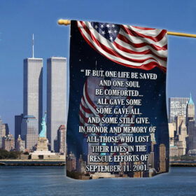 9/11 Memorial Flag Patriot day September 11th All Gave Some Some Gave All Flag MLN3555F