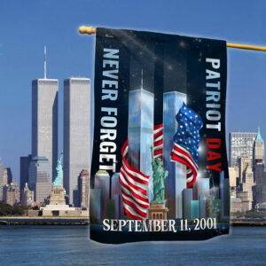 Never Forget 911 Patriot Day September 11th 2001 American Flag MLN3582F